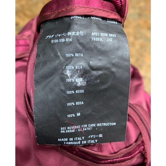 Prada Spring 2006 Silk Shiny Tailored Peplum Dressy Tunic Tank Top sz 40 - Picture 8 of 10